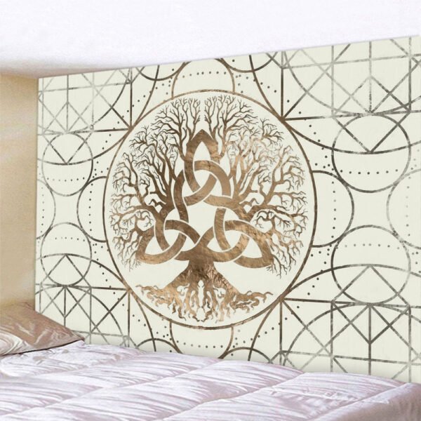 Mysterious  Tree of Life decoration tapestry Mandala psychedelic scene wall tapestry