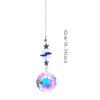 Crystal Suncatcher Prism Window Rainbow Maker Moon Crystal Ball Amethyst Pendant Sun Catcher Hanging Ornament Garden Decor New