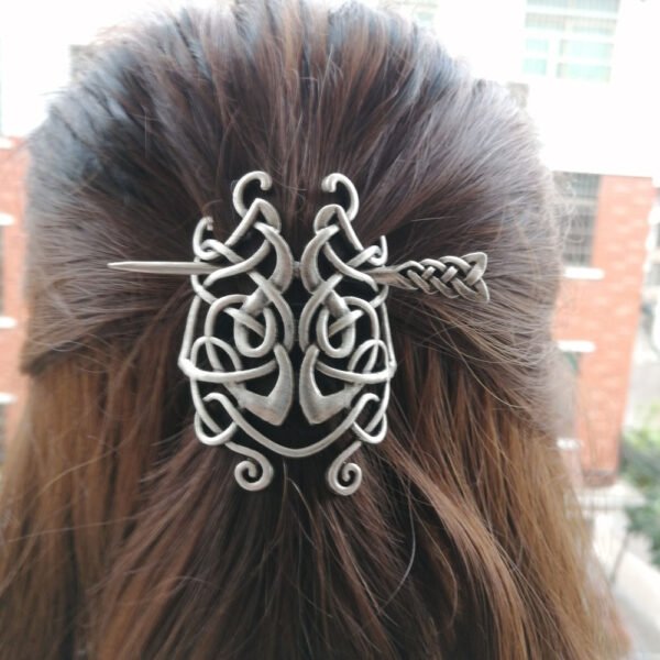4.9*7cm wicca Viking tree of life Hairpins