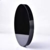 Natural Black Obsidian Circle Disk Round Plate  Mirror Smoking Crystal Stone