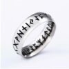 Bague Runes Letter Rune words Odin Norse Viking Rings
