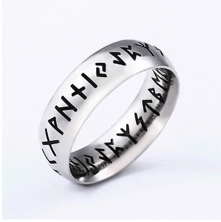 Bague Runes Letter Rune words Odin Norse Viking Rings