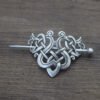 Norse Viking hair clip barrette celtic viking knot wicca vintage Hairpin Wedding Accessories