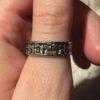 Odin Norse Viking Amulet Rune MEN Ring fashion words Retro Jewelry