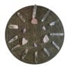 Flower Of Life Crystal Energy Disk Altar Astrolabe Dowsing Pendulum Divination Props Mysterious Decoration