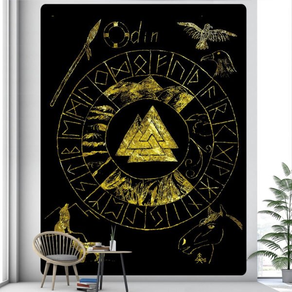 Mysterious  Tree of Life decoration tapestry Mandala psychedelic scene wall tapestry