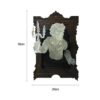 3D Ghost In The Mirror Frame Resin Luminous Wall Stickers Gothic Terror  Wallpaper Decor