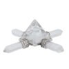 KFT Natural Stone Pyramid 7 Chakra Points Energy Generator Reiki Chakra Healing Crystal Stone Transmitter Jewelry