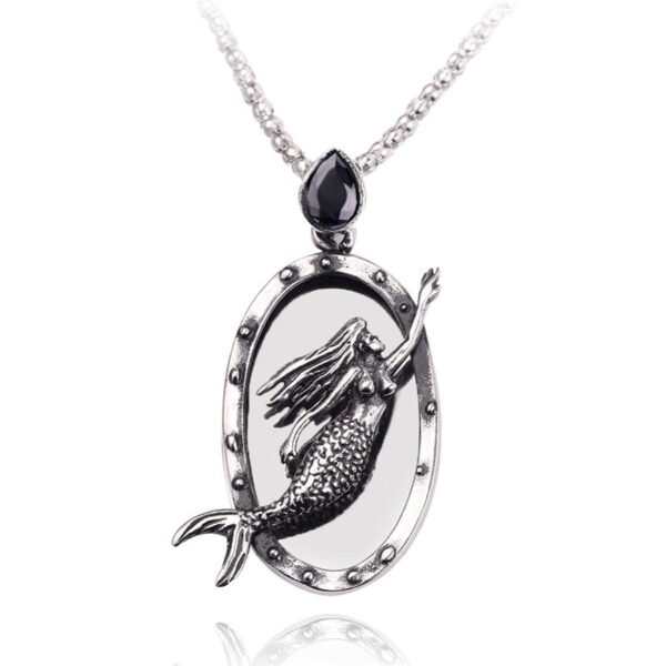 Skeleton Mexican Skull Head Necklace Bloodshed Death Evi Eyes Angel Big Long Chain Men Necklaces