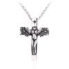 Skeleton Mexican Skull Head Necklace Bloodshed Death Evi Eyes Angel Big Long Chain Men Necklaces