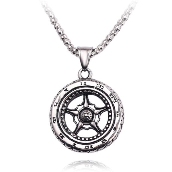 Skeleton Mexican Skull Head Necklace Bloodshed Death Evi Eyes Angel Big Long Chain Men Necklaces