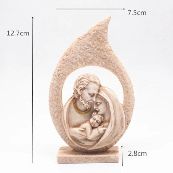 Holy Family Home Decoration Mother of Jesus Statue Virgin Mary Christmas Nativity Scene Figures
