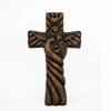 Holy Family Wooden Cross Wall Decor, Catholic Cross, Religious Art, Home Decor, Christmas Gift, 10 Inch