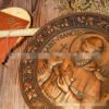 Holy Saint Francis Wooden Carving Handicrafts Religious Figures Christmas Church Souvenirs