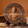 Holy Saint Francis Wooden Carving Handicrafts Religious Figures Christmas Church Souvenirs
