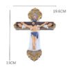 Holy Trinity Cross Wall Decor Jesus Ascended To Heaven Day Chrisitian Religious Crucifixo Catholic Church Orthodox Figures