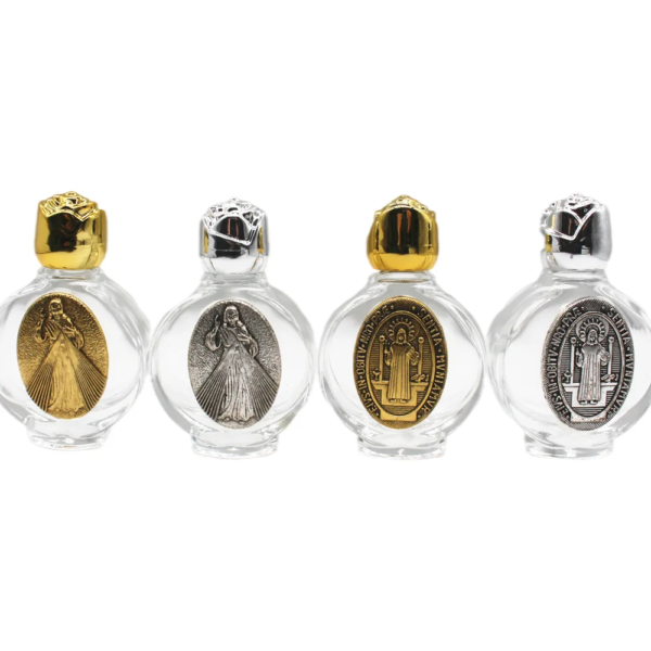 Holy Water Bottle Angel Religious Catholic Cross With Blessed Virgin Mary Church Utensils Christ