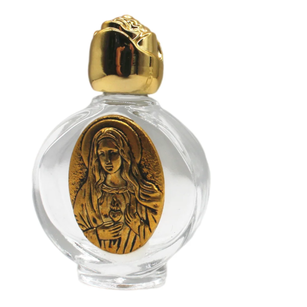 Holy Water Bottle Angel Religious Catholic Cross With Blessed Virgin Mary Church Utensils Christ