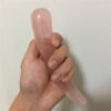 Hot sale 100% natural pink rose quartz crystal wand healing crystal gemstone yoni massage stick as gift for women