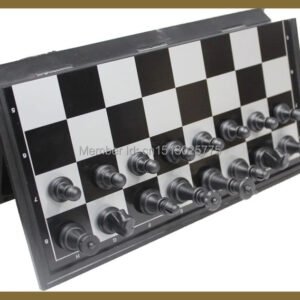 International Magnetic Chess Game Pieces Set Staunton Style Chessmen Collection Portable Folding checkers Board Chesses Game   Game related