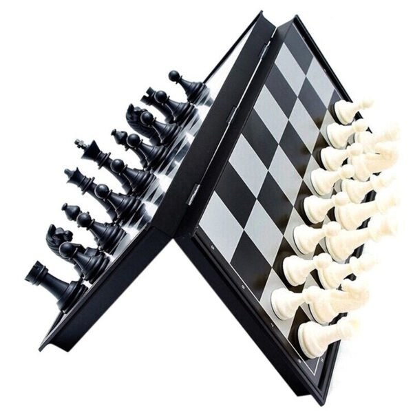 International Magnetic Chess Game Pieces Set Staunton Style Chessmen Collection Portable Folding checkers Board Chesses Game   Game related