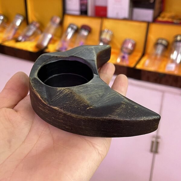 Islam Star Moon Crystal Ball Resin Base Sphere Display Stand Office Home Decor Crafts Ornaments