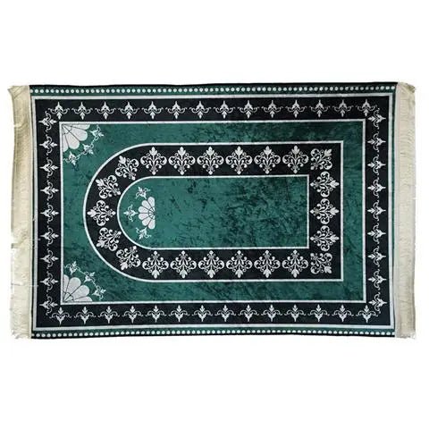 Islamic Prayer Mat Velvet Muslim Rug Worship Blanket Flool Carpet Washable Home Decor Church Utensils