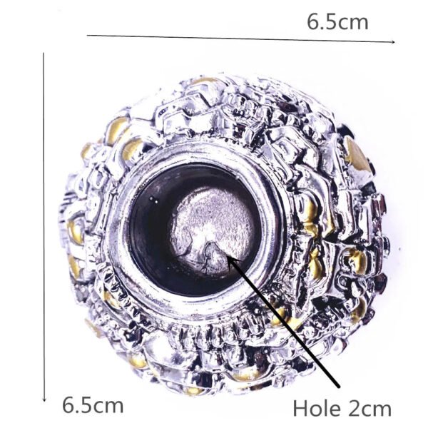 Jerusalem Candlestick Home Decoration Chanukah Decor Candle Holder Menorah Resin  Gift