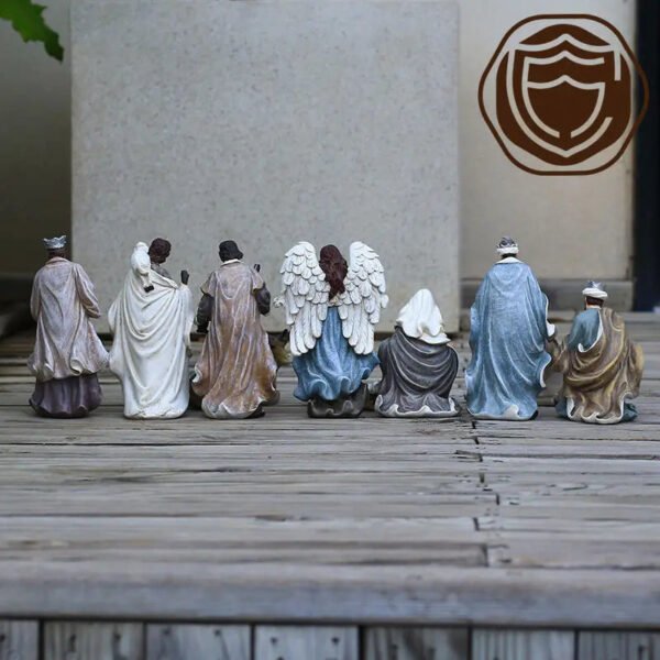 Jesus Birth Manger Christmas Nativity Set Figures Scene Church Souvenirs Religious Home Decoration Crats