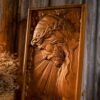 Jesus Christ Wood Carved Plaque Catholic Religious Figure Crucifix Christian Home Wall Decor Art Jesus Cross Wall