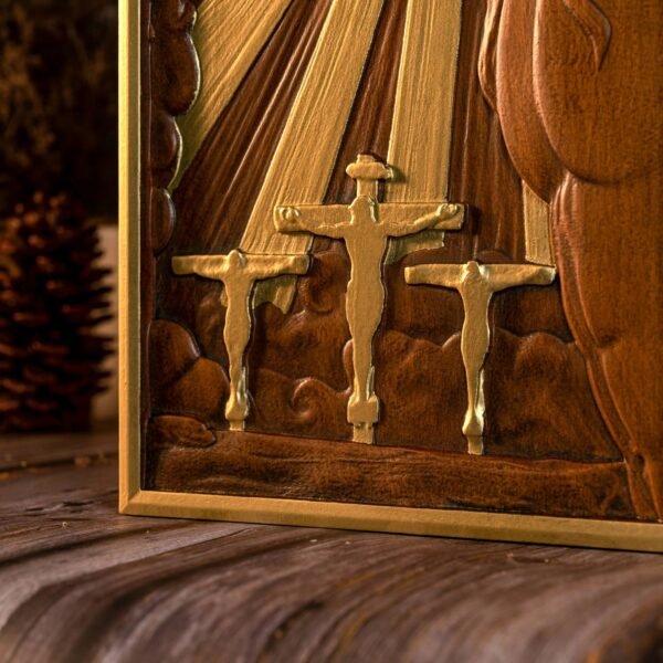 Jesus Christ Wood Carved Plaque Catholic Religious Figure Crucifix Christian Home Wall Decor Art Jesus Cross Wall