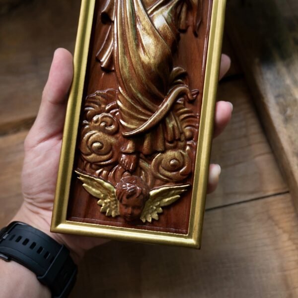 Jesus Christ Wooden Cross, Jesus Statue, Wall Decor, Catholic Cross, Solid Wood Carving, Catholic Religious Figure, Easter Gift