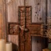 Jesus Christ the Savior, Decorative Christian Cross, Wall Cross, Wooden Cross Baptism, Jesus Home Decor, Catholic Wall Art