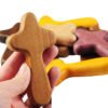 Jesus Cross Caring Wood Holy Land Pocket Christ Religious Orthodox Gift Church Utensils Praying Catholic Priests
