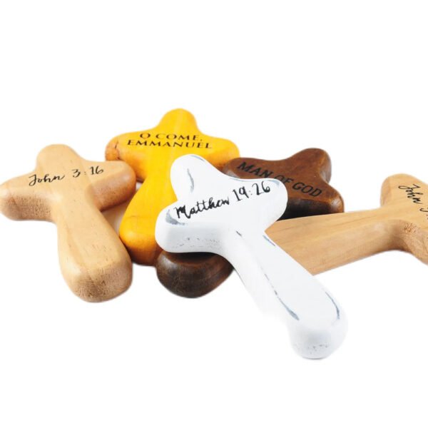 Jesus Cross Caring Wood Holy Land Pocket Christ Religious Orthodox Gift Church Utensils Praying Catholic Priests