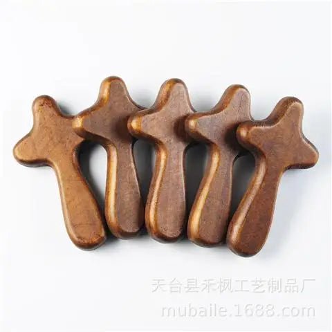 Jesus Cross Caring Wood Holy Land Pocket Christ Religious Orthodox Gift Church Utensils Praying Catholic Priests