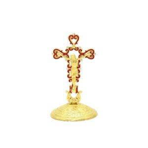 Jesus Cross Catholic Church Utensils Religious Christ Oil Dripping Ornament Car Metal Crafts Orthodox Crucifixo Gift