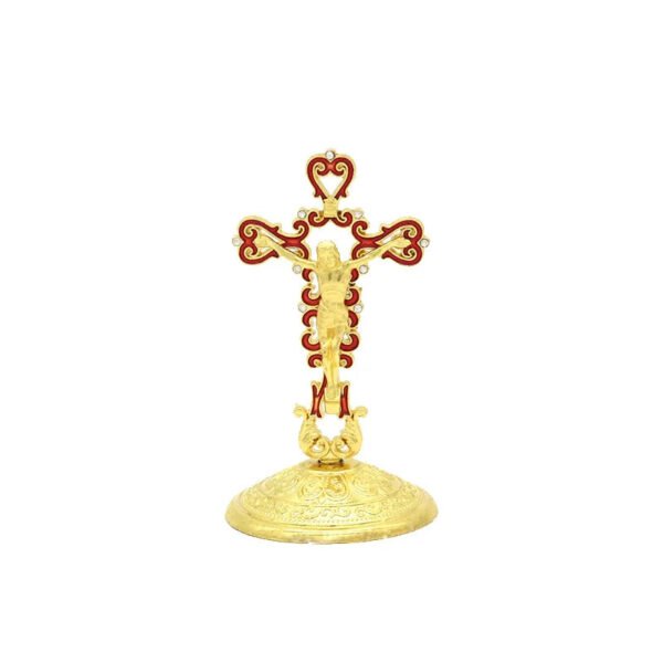 Jesus Cross Catholic Church Utensils Religious Christ Oil Dripping Ornament Car Metal Crafts Orthodox Crucifixo Gift