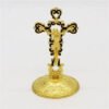 Jesus Cross Catholic Church Utensils Religious Christ Oil Dripping Ornament Car Metal Crafts Orthodox Crucifixo Gift