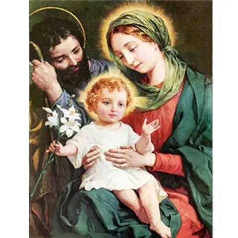 Jesus Cross Diamond 5D Diy Paiting Religious Figures Picture Embroidery Mosaic Virgen Maria Home Decor Church Utensils Catholic