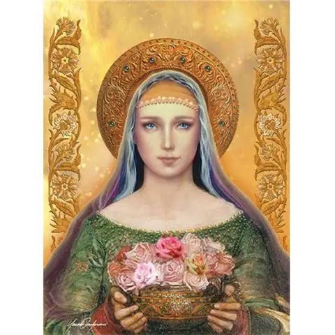 Jesus Cross Diamond 5D Diy Paiting Religious Figures Picture Embroidery Mosaic Virgen Maria Home Decor Church Utensils Catholic