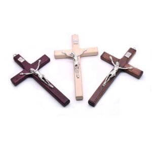 Jesus Cross Figure Wood Orthodox Catholic Church Utensils Religious Prayer Christ Home Decoration