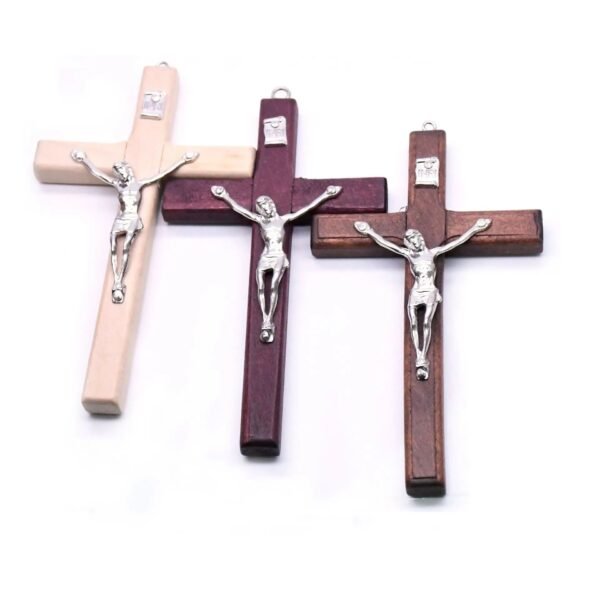 Jesus Cross Figure Wood Orthodox Catholic Church Utensils Religious Prayer Christ Home Decoration