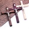 Jesus Cross Figure Wood Orthodox Catholic Church Utensils Religious Prayer Christ Home Decoration