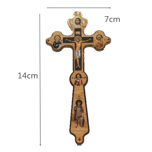 Jesus Cross Hand Christian Church Utensils Orthodox Prist Figures Catholic Natal Presepios Wood Christ Wall Decor