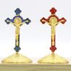 Jesus Cross Home Decor Catholic Priest Car Christ Church Utensils Orthodox Icon Metal Christmas Crucifixo Religious Gift