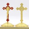Jesus Cross Home Decor Catholic Priest Car Christ Church Utensils Orthodox Icon Metal Christmas Crucifixo Religious Gift