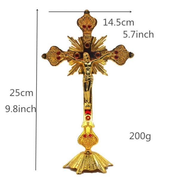 Jesus Cross Home Decoration Cathloic Christ Orthodox Church Crucifix Prayer Figures Christmas Religious Gift