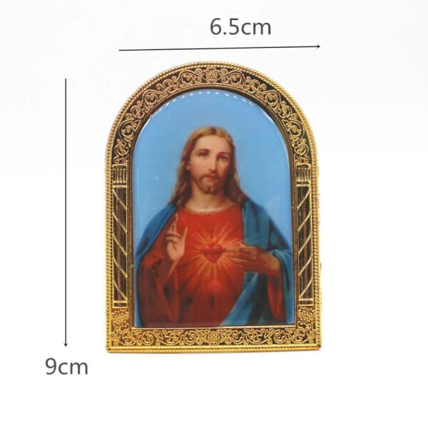 Jesus Cross Icons Orthodox The Heart of Christ Catholic Relic Church Utensils Home Decoration Religious Christmas Gift Christian