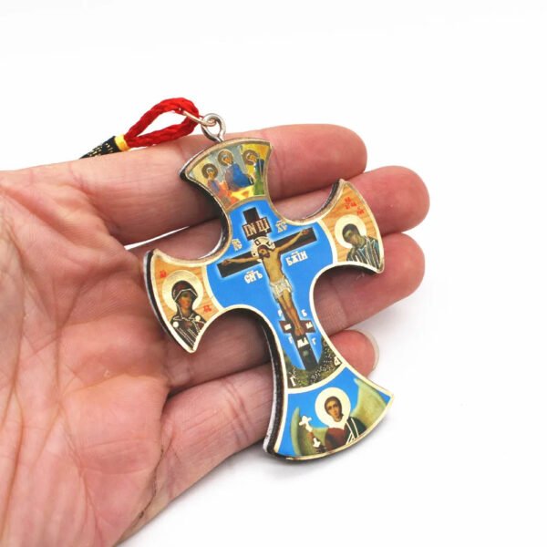 Jesus Cross Orthodox Wood Christ Catholic Church Utensils Religious Prayer Crucifix Christmas Gift